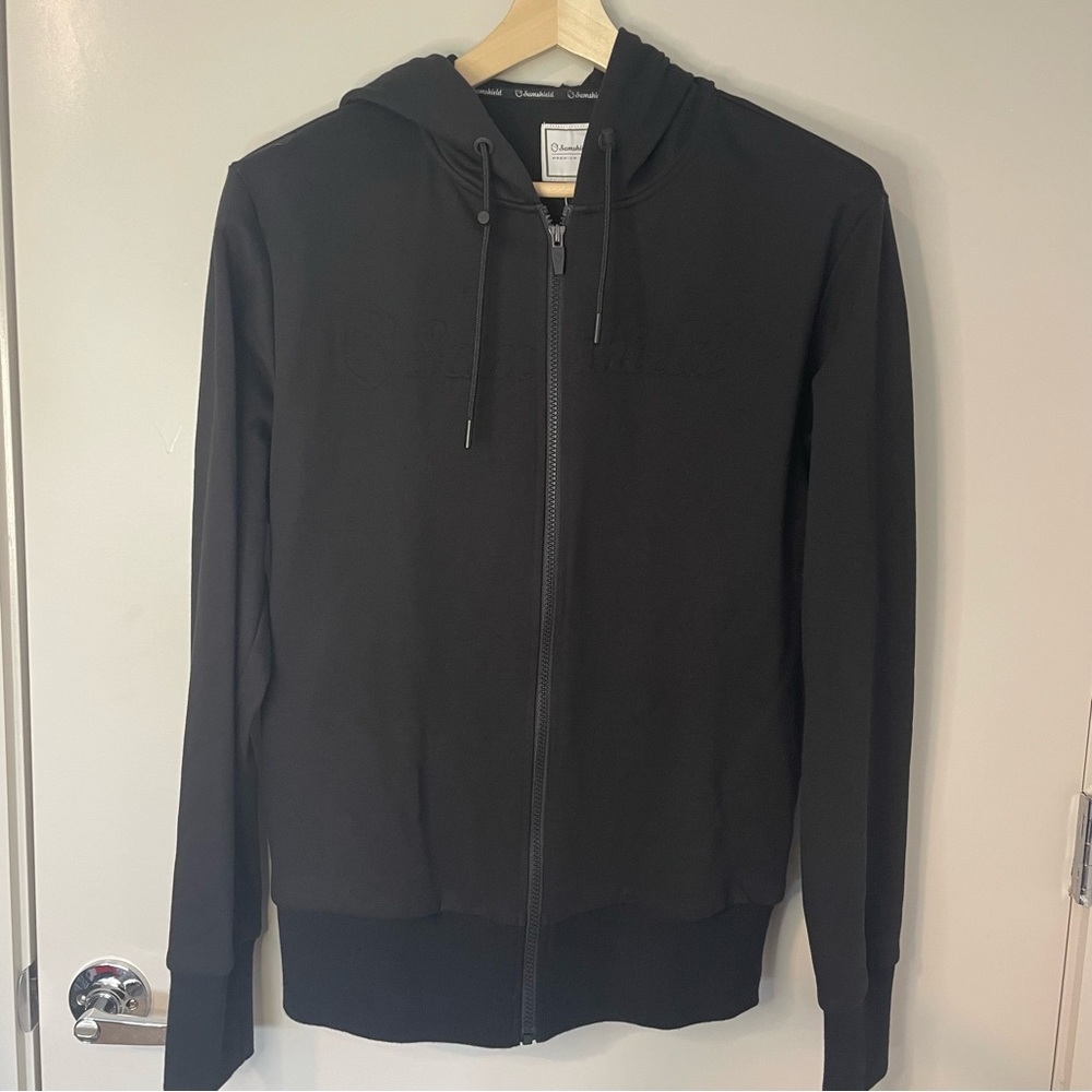 NWT Samshield Premium Line Men’s Size Large Black Bonito Full Zip Up Equestrian